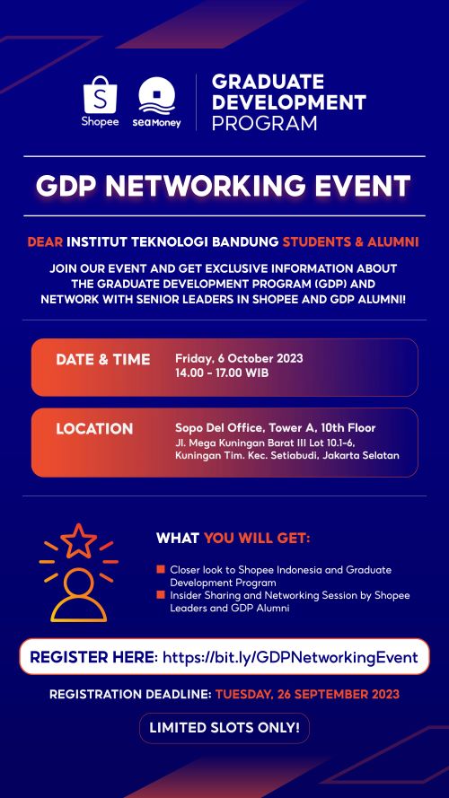 ITB Career Center - Graduate Development Program (GDP) Networking Event